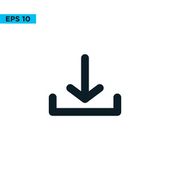 download icon sign minimalist design template