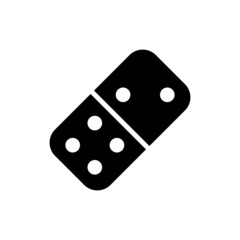 domino vector isolated icon