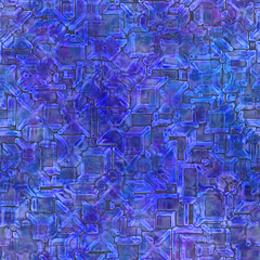 Cartoon seamless texture of color fantasy cobble stone ground pavement