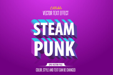 Steampunk Text Effect Vector