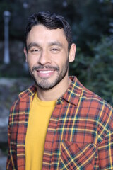Fototapeta premium Handsome man with beautiful smile representing diversity