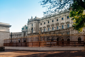 Fototapeta premium house in Vienna, Austria outside the fence, travel, europe