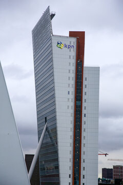 View from Kop van Zuid, a neighborhood of Rotterdam