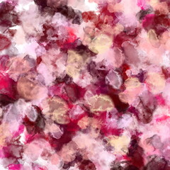  Abstract Background Impressionist Pink Flower Floral Red