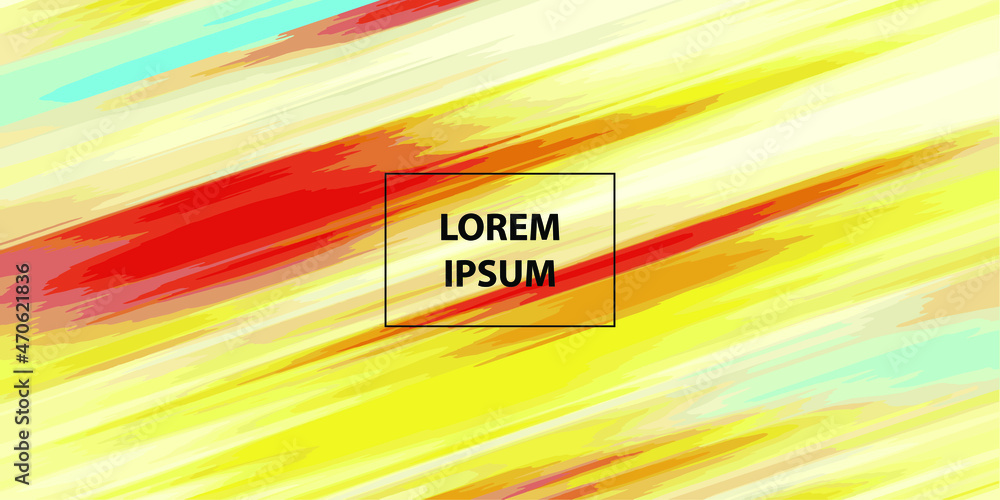 Poster abstract color background. art conceptual illustration. dynamic flow lines with vivid colors