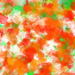 Obraz na płótnie Canvas Abstract Background Impressionist Orange Green
