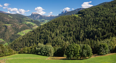 Fototapeta premium Die Berglandschaft von Südtirol