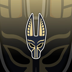 Anubis logo mascot illustration