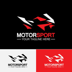 Obraz na płótnie Canvas Motorcycle Sport Logo Symbol Vector illustration Design Template