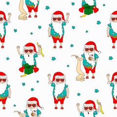 Santa pattern