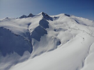 Russian mountains. Arkhyz.. Winter
