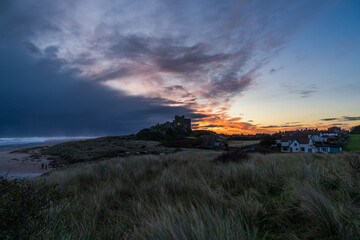 Sunrise at Bamburgh Castle