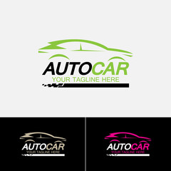 Auto car logo symbol icon vector design template