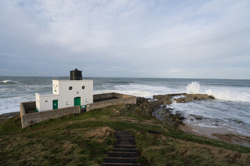 Fototapeta na wymiar Northumberland Lighthouse