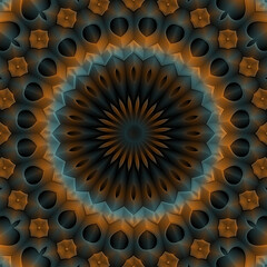 3d effect - abstract polygonal geometric pattern