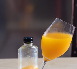 Glass Of fresh Orange Juice, orange juice in glass