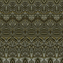 3d effect - abstract golden geometric pattern 