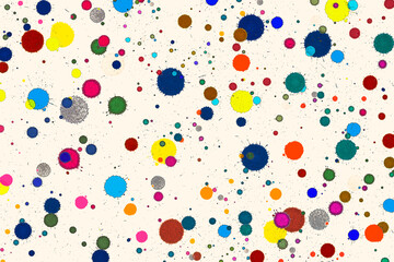 Polka dot background material