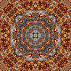 3d effect - abstract mandala design 