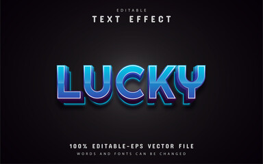 Lucky Text Effect
