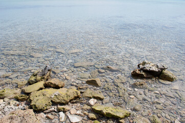 Rocky Mediterranean Coast. Salento, Italy
