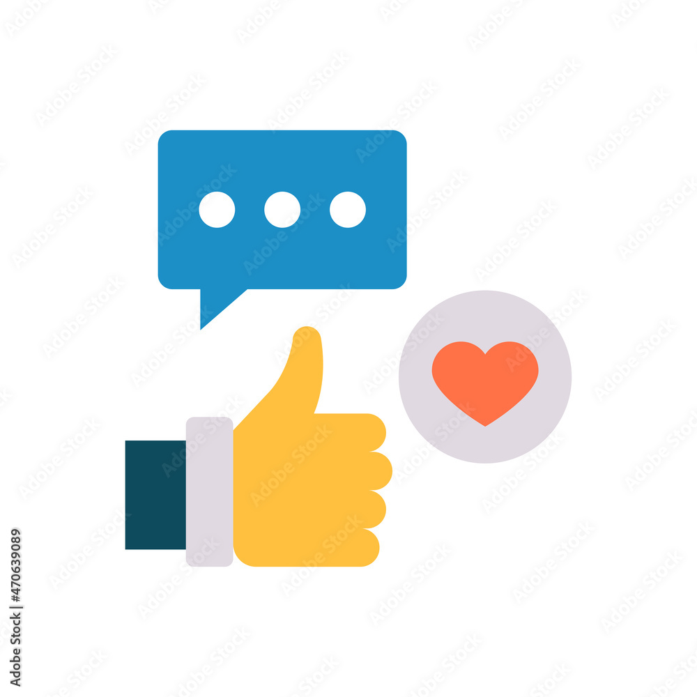 Poster share your experience vector flat icon design illustration. web and mobile application symbol on whi