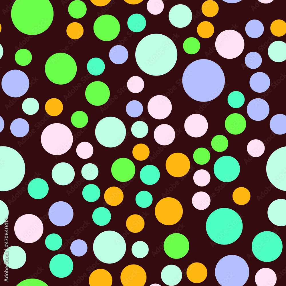 Poster abstract seamless pattern with circles. geometry pattern for fabric and textile