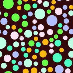 Abstract seamless pattern with circles. Geometry pattern for fabric and textile
