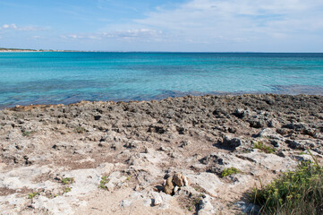 Beautiful Mediterranean Seascape. Salento, Italy