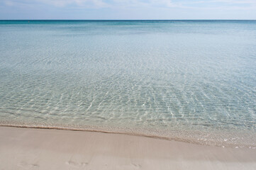 Beautiful Beach with Clear Water. Salento, Italy