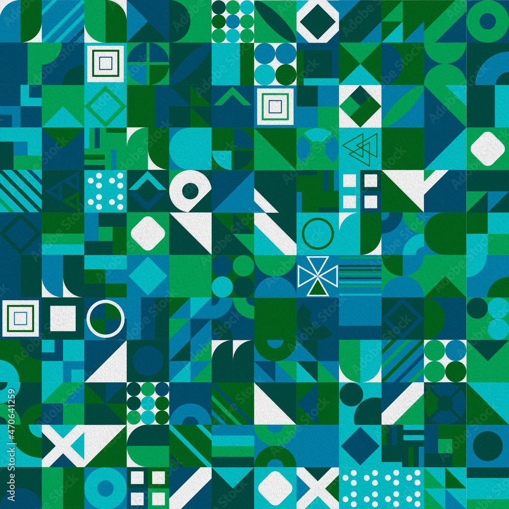 Poster modern abstract geometric pattern with different shapes. abstract texture background for cover poste