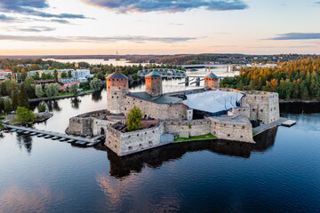 Obraz premium Olavinlinna fortress