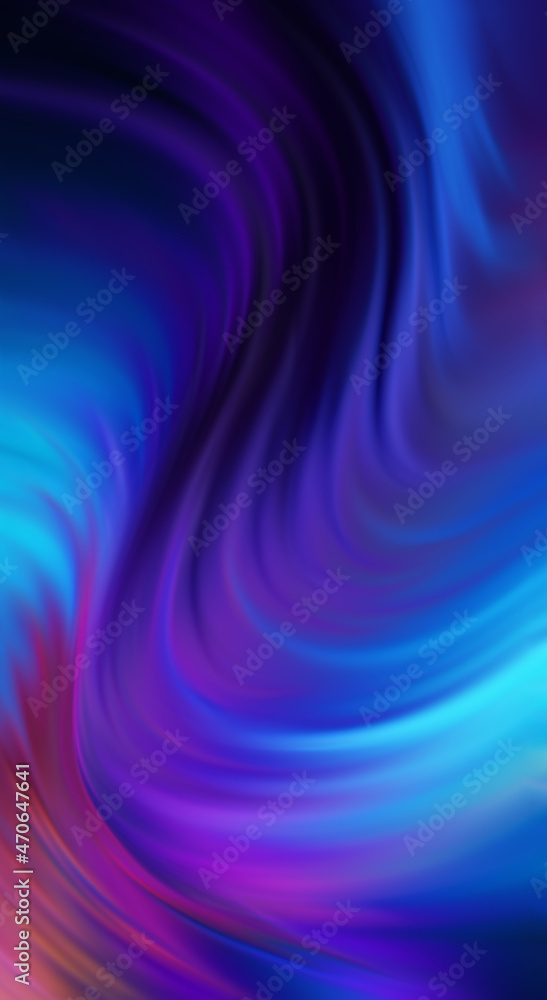 Wall mural bright abstract blurred background with bokeh. blurred lights, neon glowing lines on a dark backgrou
