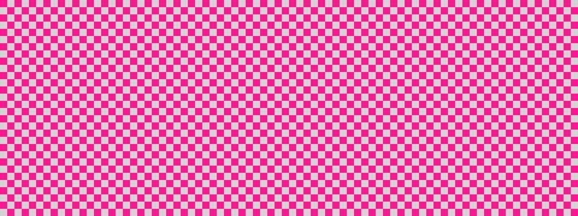 Checkerboard banner. Light grey and Deep pink colors of checkerboard. Small squares, small cells. Chessboard, checkerboard texture. Squares pattern. Background.