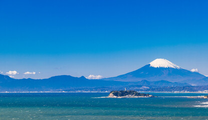 富士山と湘南海岸