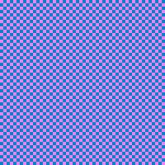 Checkerboard with very small squares. Blue and Violet colors of checkerboard. Chessboard, checkerboard texture. Squares pattern. Background.