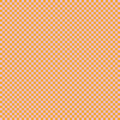 Checkerboard with very small squares. Lavender and Orange colors of checkerboard. Chessboard, checkerboard texture. Squares pattern. Background.