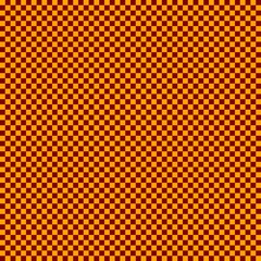 Checkerboard with very small squares. Maroon and Orange colors of checkerboard. Chessboard, checkerboard texture. Squares pattern. Background.