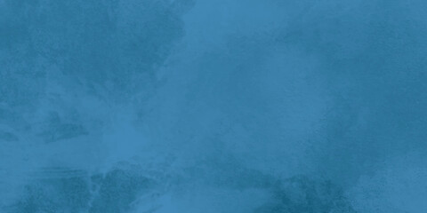 Blue wide grunge effect texture. Old stained blue pattern for design work with copy space.