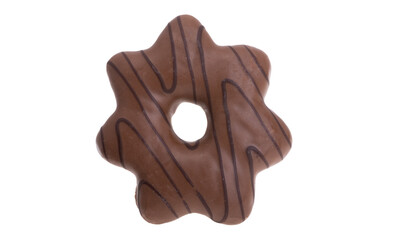 christmas chocolate gingerbread isolated