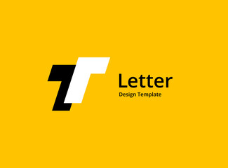Letter T logo icon design template elements