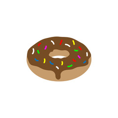 donut icon design template vector isolated illustration