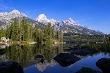 Taggart Lake, Grand Teton National Park, Wyoming, USA