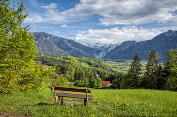 Blick auf Bad Goisern am Hallstättersee