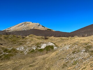 Path to Sveto brdo mountain, landscape