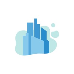 Fototapeta premium Modern City skyline