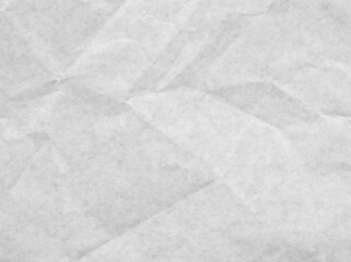 White crumpled greaseproof paper texture background. - 470667872