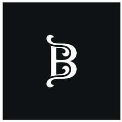 initials BE abstract logo design © Rachmad