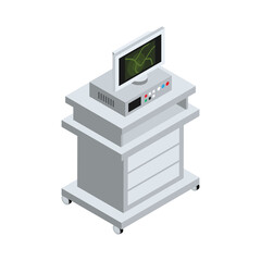 Isometric Surgery Scanner Composition