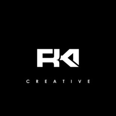 RKI Letter Initial Logo Design Template Vector Illustration
